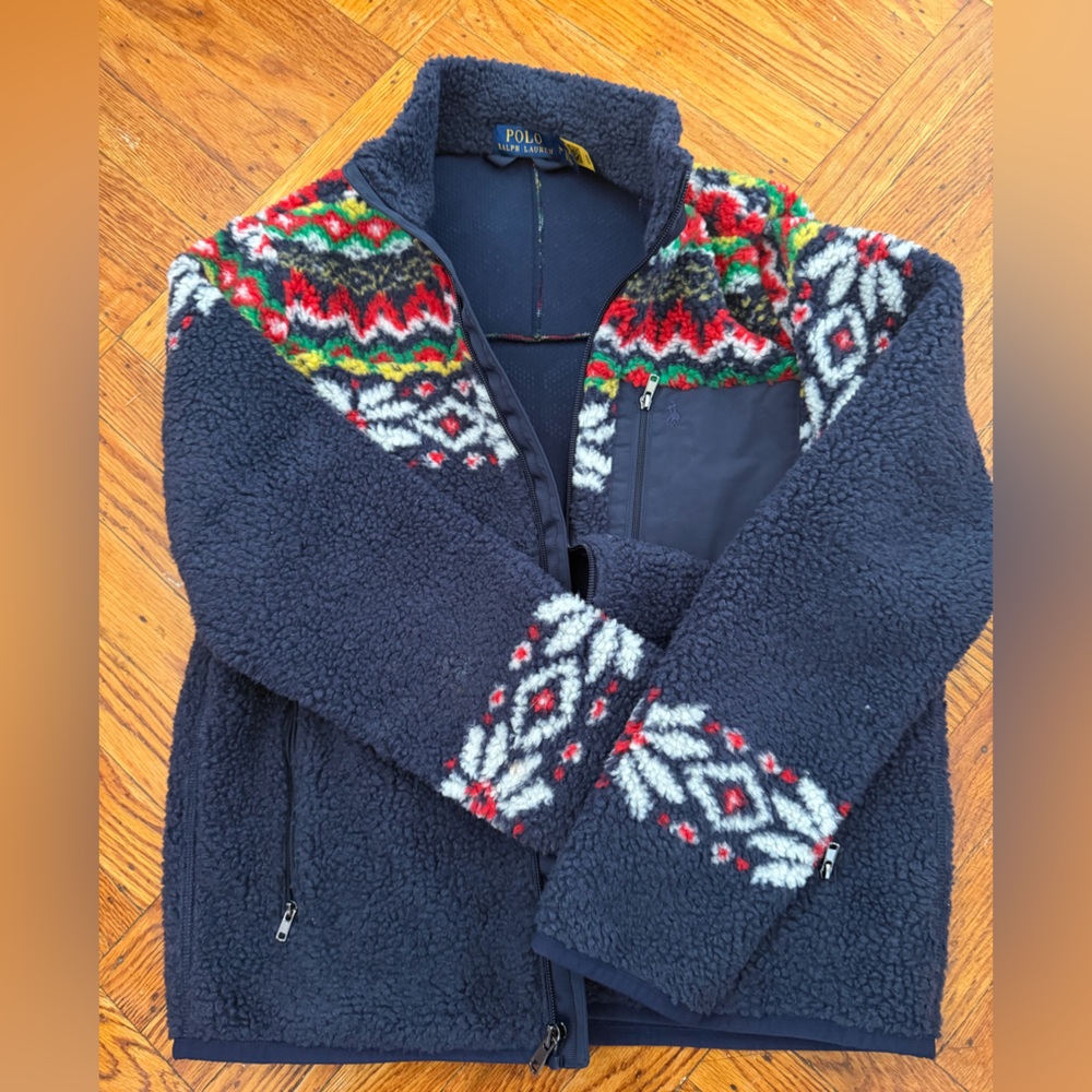 Polo by Ralph Lauren Navy Fleece Jacket